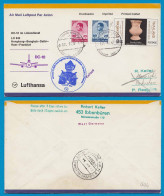 Thailand Lufthansa LH 643 Teilstrecke Bangkok - Karaschi  Pakistan 1975   (19273 - First Flight Covers