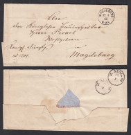 1868 MAGDEBURG K1 Alter Umschlag Als Ortsbrief   (32488 - Autres & Non Classés