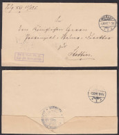 WOLGAST 1897 Frei Lt.Avers. No. 21 Kgl. Pr. Amtsgericht Nach STETTIN   (31768 - Autres & Non Classés