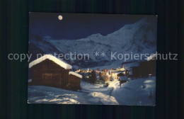 11691750 Saas-Fee Mit Allalinhorn Alphubel Taeschhorn Nachtaufnahme Saas-Fee - Autres & Non Classés