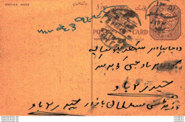 '"''India Postal Stationery Arms 4p Arms Nizam''''s Dominions''"' - Cartoline Postali