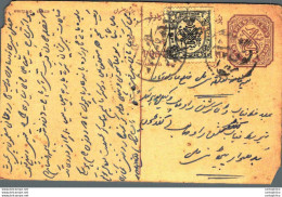 '"''India Postal Stationery Arms 4p Arms Nizam''''s Dominions''"' - Cartoline Postali