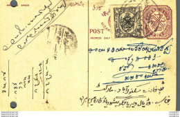 '"''India Postal Stationery Arms 4p Arms Nizam''''s Dominions''"' - Postcards