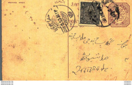 '"''India Postal Stationery Arms 4p Arms Nizam''''s Dominions''"' - Ansichtskarten