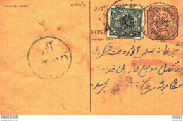 '"''India Postal Stationery Arms 4p Arms Nizam''''s Dominions''"' - Ansichtskarten