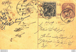 '"''India Postal Stationery Arms 4p Arms Nizam''''s Dominions Nizam''''s Dominions''"' - Cartoline Postali