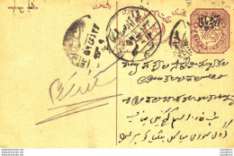 '"''India Postal Stationery Arms 4p Arms Nizam''''s Dominions''"' - Cartoline Postali