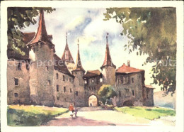 11691713 Colombier NE Chateau De Colombier Aquarell Colombier NE - Autres & Non Classés