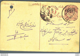 '"''India Postal Stationery Arms 4p Arms Nizam''''s Dominions''"' - Cartoline Postali