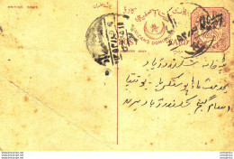 '"''India Postal Stationery Arms 4p Arms Nizam''''s Dominions''"' - Cartoline Postali