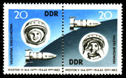 DDR ZD Nr WZd 90 Postfrisch WAAGR PAAR SFA309E - Se-Tenant