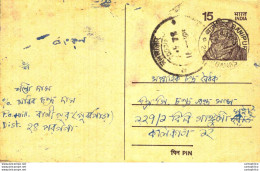 India Postal Stationery Tiger 15 - Postcards