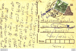 India Postal Stationery Tiger 15 - Postales