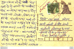 India Postal Stationery Tiger 15 - Postales