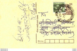 India Postal Stationery Tiger 15 Jodhpur Cds - Postales