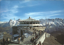 11691660 Muerren BE Schilthornbahn Drehrestaurant Piz Gloria Mit Eiger Moench Ju - Autres & Non Classés