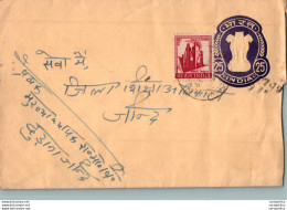 India Postal Stationery Ashoka Tiger 25 - Postkaarten