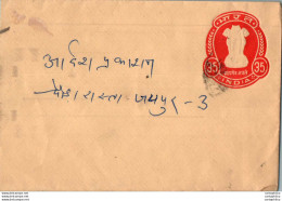 India Postal Stationery Ashoka Tiger 35 - Postkaarten