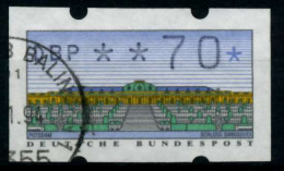 BRD ATM 1993 Nr 2-1.1-0070 Gestempelt X96DDD2 - Automatenmarken [ATM]