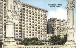 11690839 Chicago_Illinois Congress Hotel Illustration - Other & Unclassified