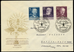 BERLIN 1952 Nr 92 Und 96 99 BRIEF FDC X6E2D02 - Brieven En Documenten