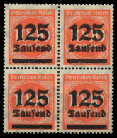 D-REICH INFLA Nr 291b Postfrisch VIERERBLOCK Gepr. X724842 - Ongebruikt