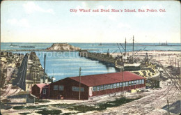 11690791 San_Pedro_California City Wharf And Dead Man's Island - Altri & Non Classificati