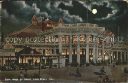 11690787 Long_Beach_California Bath House By Night Moonlight - Altri & Non Classificati