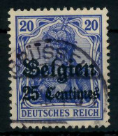 BES 1WK LP BELGIEN Nr 4II Gestempelt X77B09A - Occupation 1914-18