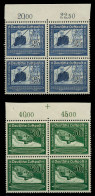 3. REICH 1938 Nr 669-670 Postfrisch VIERERBLOCK X77D516 - Unused Stamps