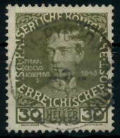ÖSTERREICH 1908 Nr 148x Zentrisch Gestempelt X7C22CA - Usados