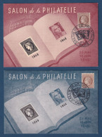 France - FDC - Premier Jour - Carte Maximum - Salon De La Philatélie - 1946 - 1950-1959
