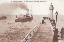 76 Trouville Le Départ Du Bateau Du Hâvre - Sonstige & Ohne Zuordnung