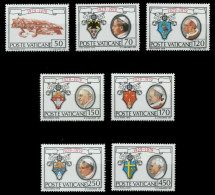 VATIKAN 1979 Nr 748-754 Postfrisch S016606 - Unused Stamps