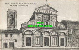 R623537 Firenze. Basilica Di S. Miniato Al Monte. La Facciata. Del 1013 E Restau - World