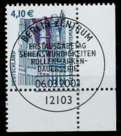 BRD DS SEHENSWÜRDIGKEITEN Nr 2323I ESST Zentrisch Gestempelt X7CF4D6 - Used Stamps
