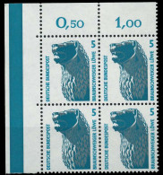 BRD DS SEHENSW Nr 1448u Postfrisch VIERERBLOCK ECKE-OLI X7CF50E - Unused Stamps