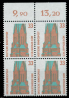 BRD DS SEHENSW Nr 1399u Postfrisch VIERERBLOCK ORA X7CFDDA - Unused Stamps