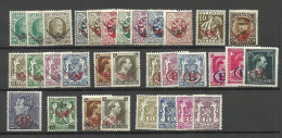 BELGIEN Belgium Belgique 1929-1949 Lot Dienstmarken * - Postzegels