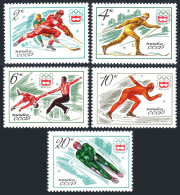 Russia 4410-4414,4415, MNH. Mi 444-448, Bl.109. Olympics Innsbruck-1976. Hockey, - Unused Stamps