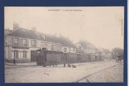 CPA Vétérinaire Devanture Montlhéry Station Gare De Tramways Non Circulée - Autres & Non Classés