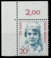 BRD DS FRAUEN Nr 1365 Postfrisch ECKE-OLI X7D505A - Unused Stamps