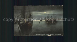 11690463 Los_Angeles_California Moonlight On San Pedro Harbor - Other & Unclassified