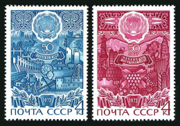 Russia 3819-3820, MNH. Autonomous Soviet Republics, 1972. Yakut, - Nuevos