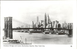 11690364 New_York_City Brooklyn Bridge Lower Manhatten Skyline - Autres & Non Classés