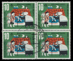 BRD 1961 Nr 370 Zentrisch Gestempelt VIERERBLOCK X7EAFAA - Used Stamps