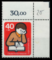 BRD 1974 Nr 802 Postfrisch ECKE-ORE X7FFB96 - Unused Stamps