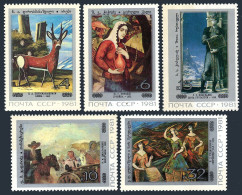 Russia 4995-4999, MNH. Michel 5126-5130. Paintings, Georgian Artists, 1981. - Ongebruikt
