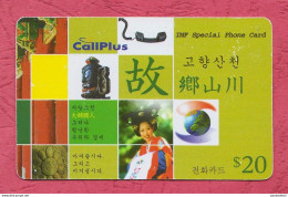 China- Call PLus- Prepaid Phone Card Used Bu 20 Dollars- Multiview - Cina