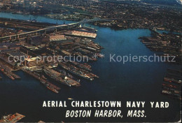 11690203 Boston_Massachusetts Charlestown Navy Yard Boston Harbor Aerial View - Andere & Zonder Classificatie